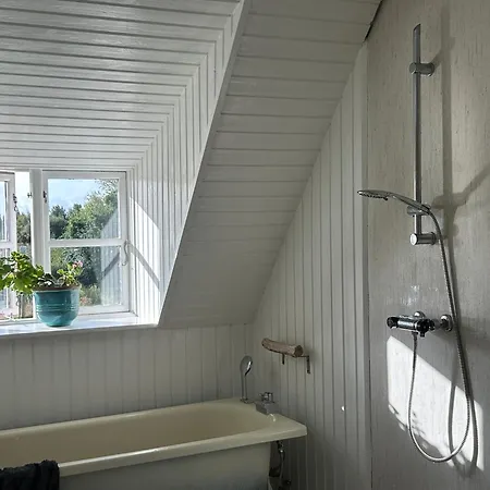 빌라 Strandgarden Pa Skaro Med Faerge Fra Svendborg Ballen (Svendborg)